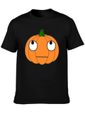 Funny Pumpkin Face Halloween T-Shirt