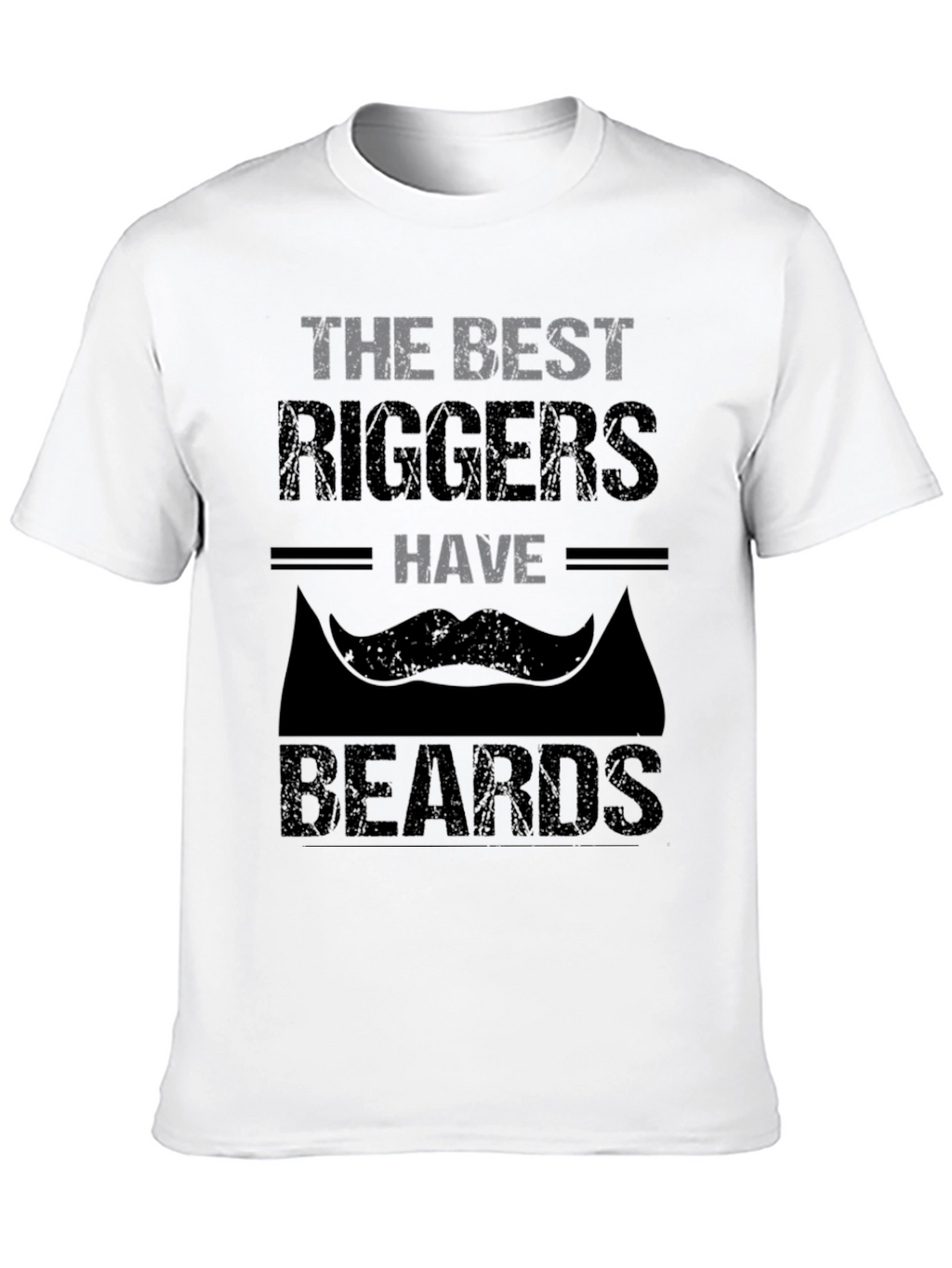 The Best Riggers Have Beards Graphic T-Shirt