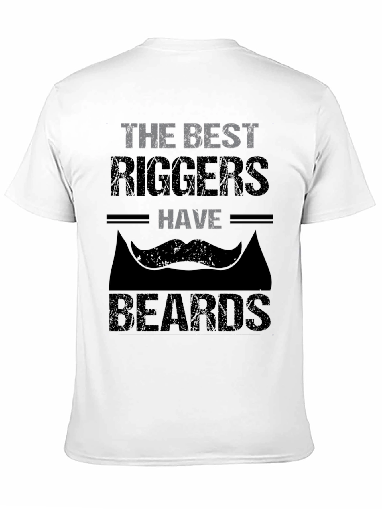 The Best Riggers Have Beards Graphic T-Shirt