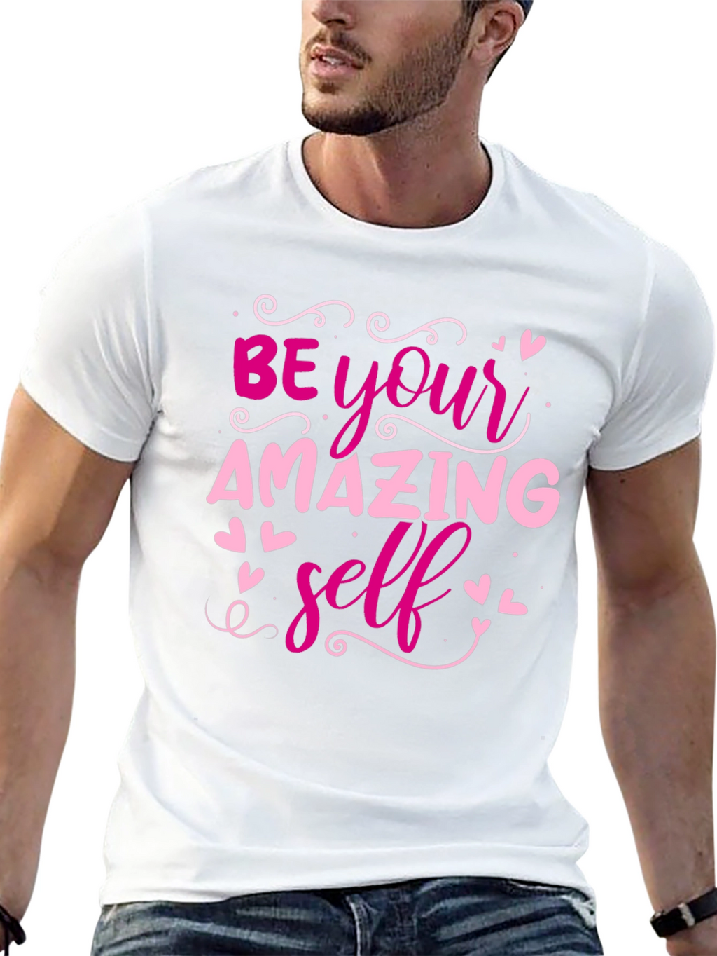 Be Your Amazing Self Black T-Shirt