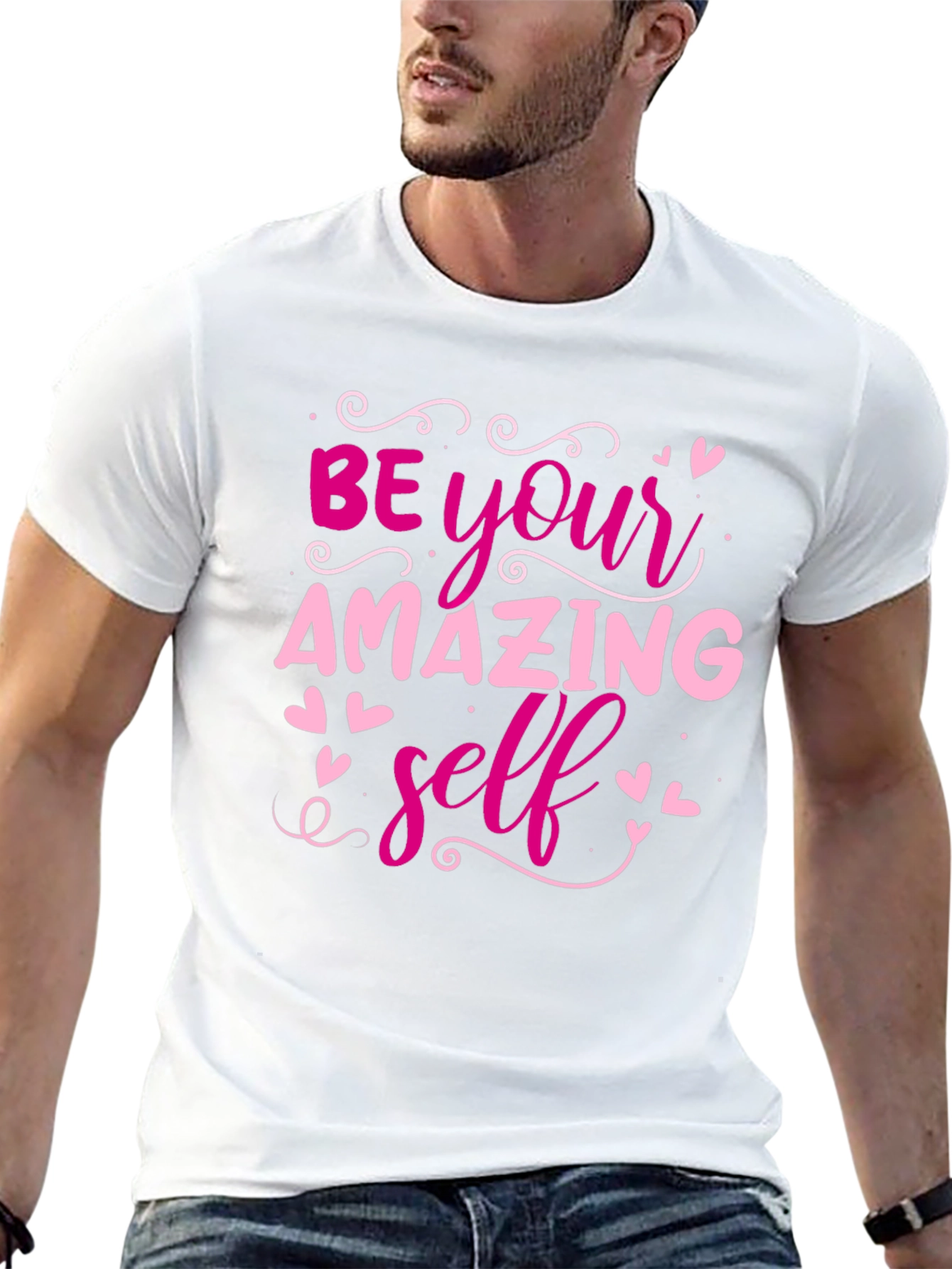 Be Your Amazing Self Black T-Shirt