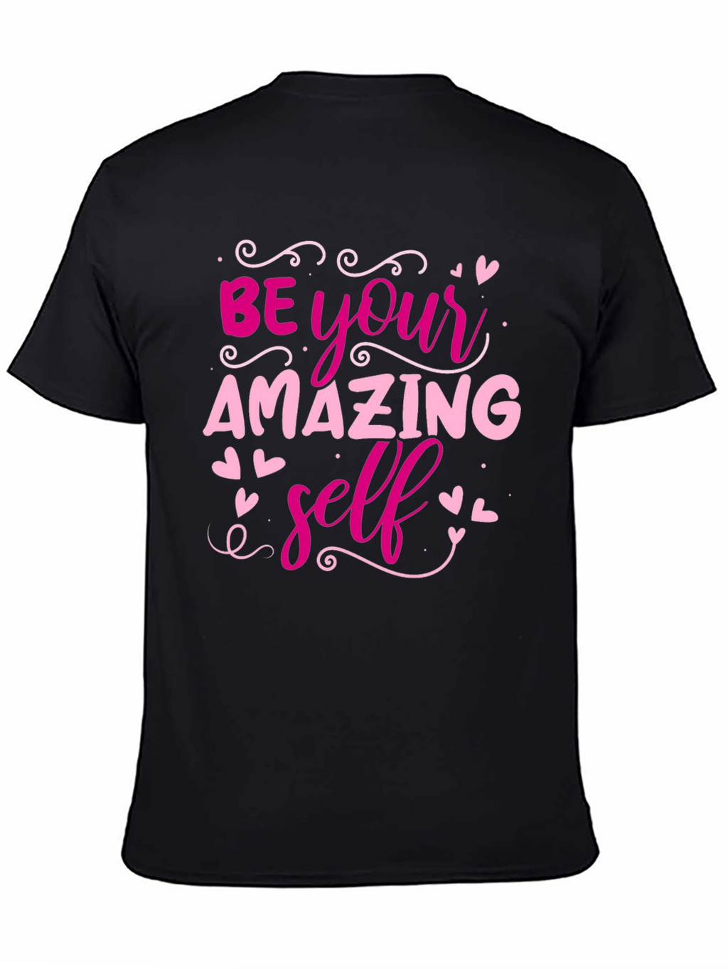 Be Your Amazing Self Black T-Shirt