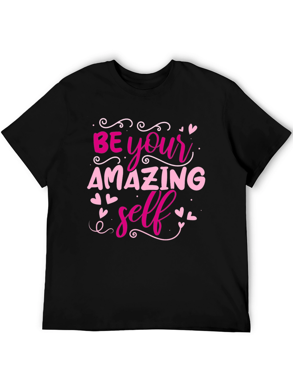 Be Your Amazing Self Black T-Shirt