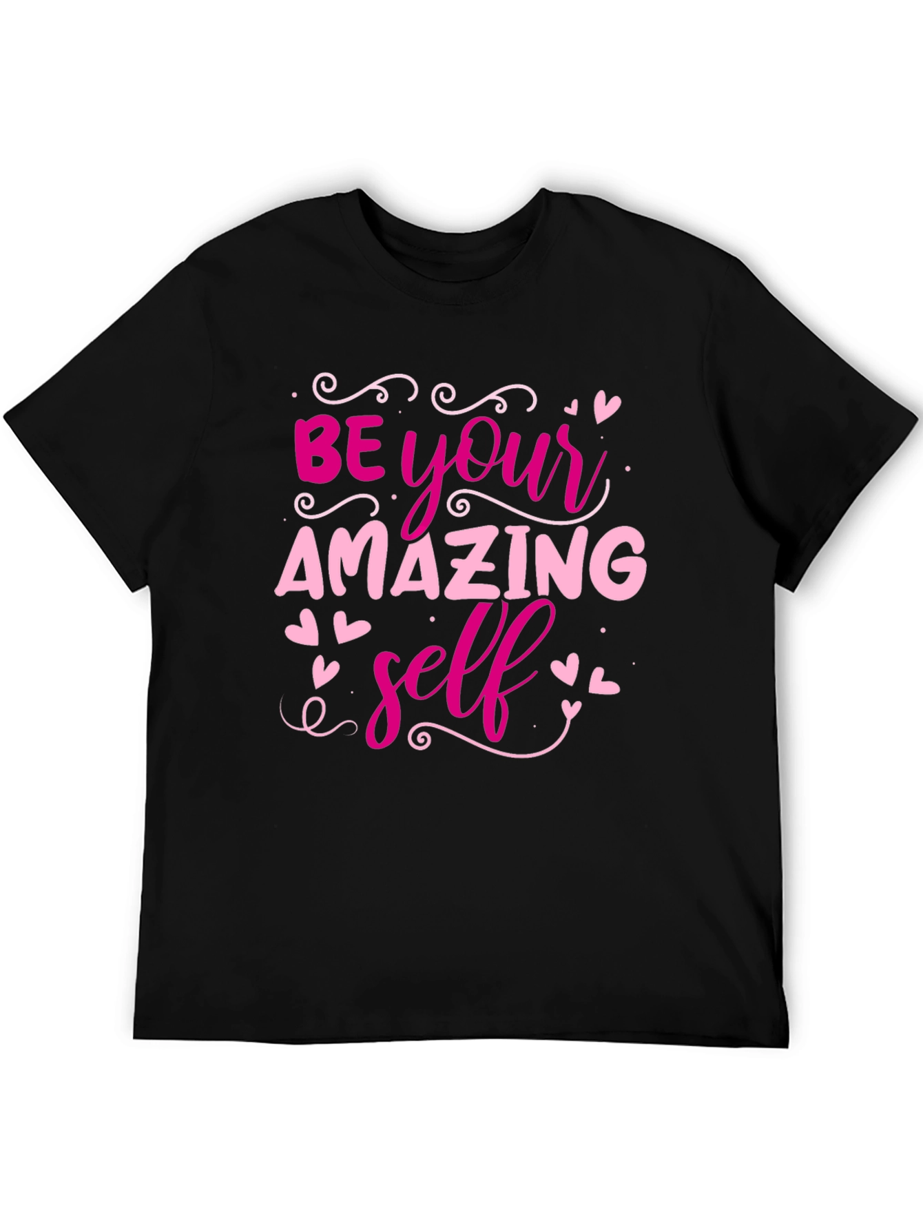 Be Your Amazing Self Black T-Shirt