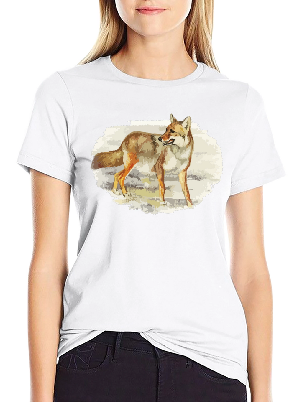 Coyote Graphic T-Shirt - Nature Animal Tee