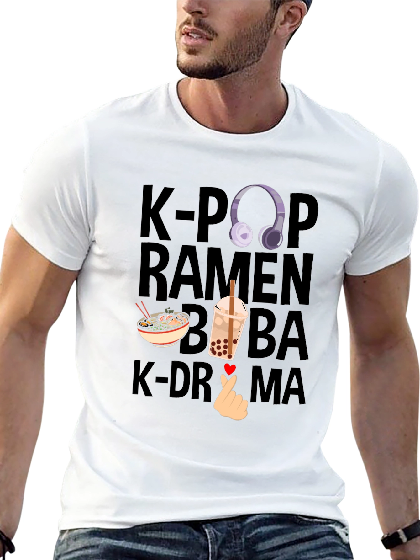 K-Pop Ramen Boba K-Drama T-Shirt