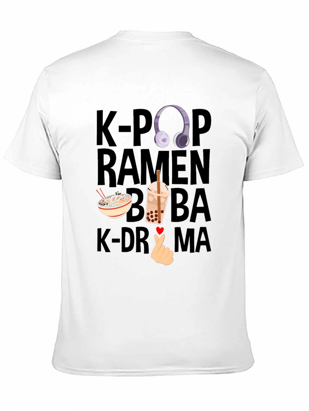 K-Pop Ramen Boba K-Drama T-Shirt