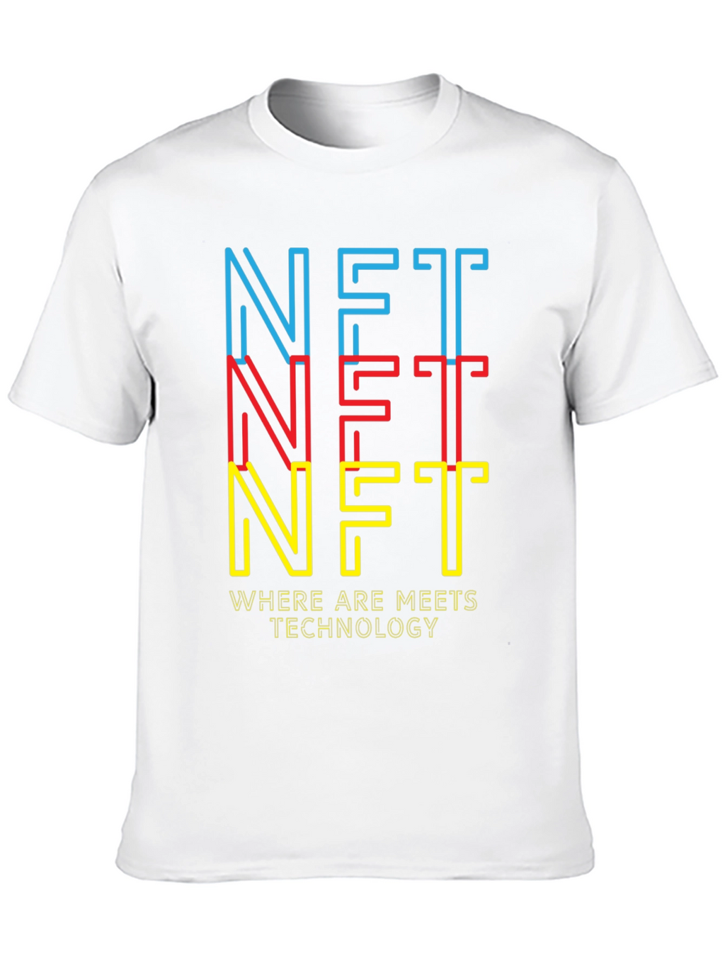 NFT Meets Technology Graphic T-Shirt