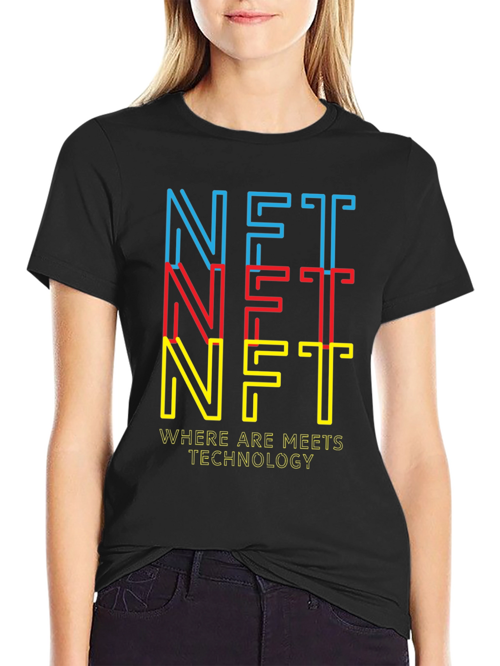 NFT Meets Technology Graphic T-Shirt