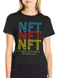 NFT Meets Technology Graphic T-Shirt