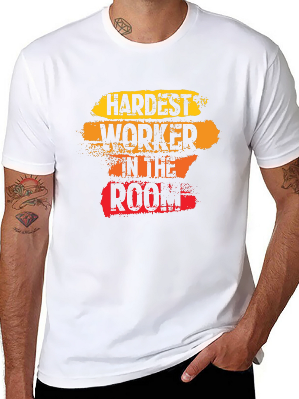 Hardest Worker Tee - Motivational T-Shirt