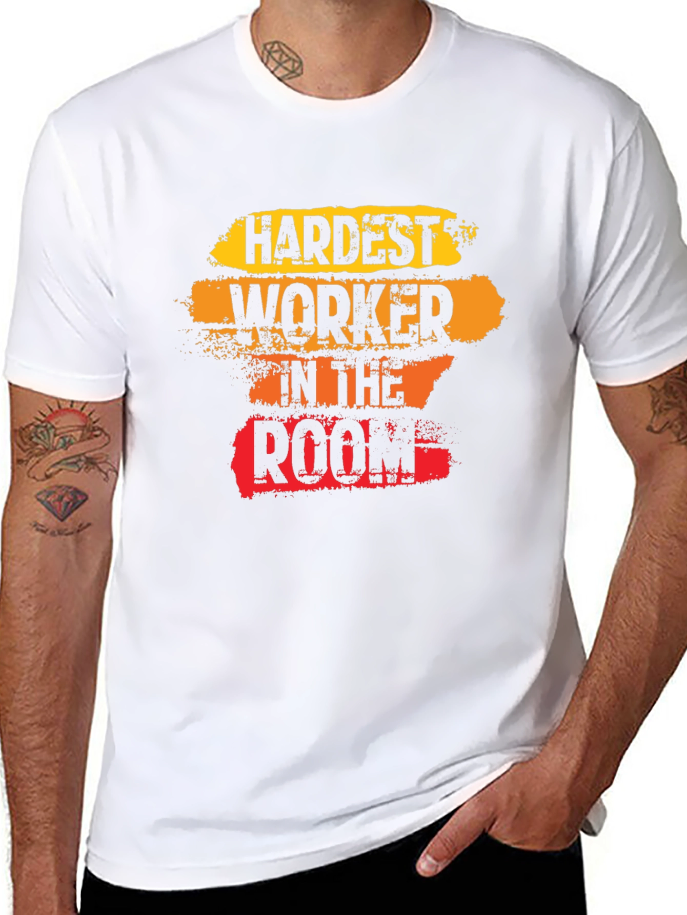 Hardest Worker Tee - Motivational T-Shirt
