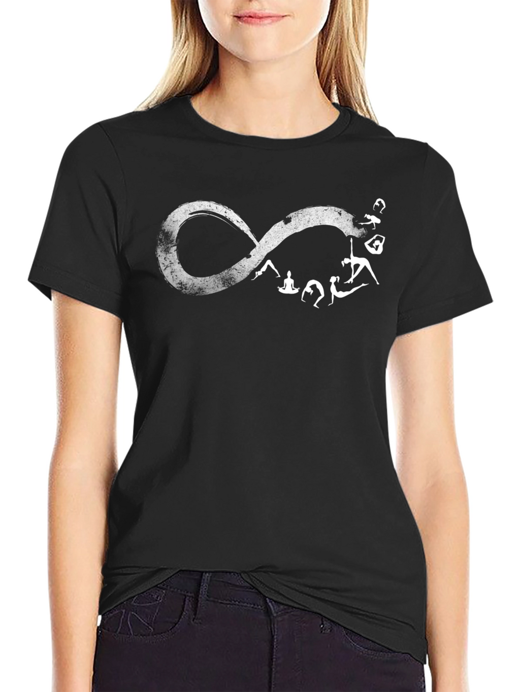 Yoga Infinity T-Shirt - Unisex Black Tee