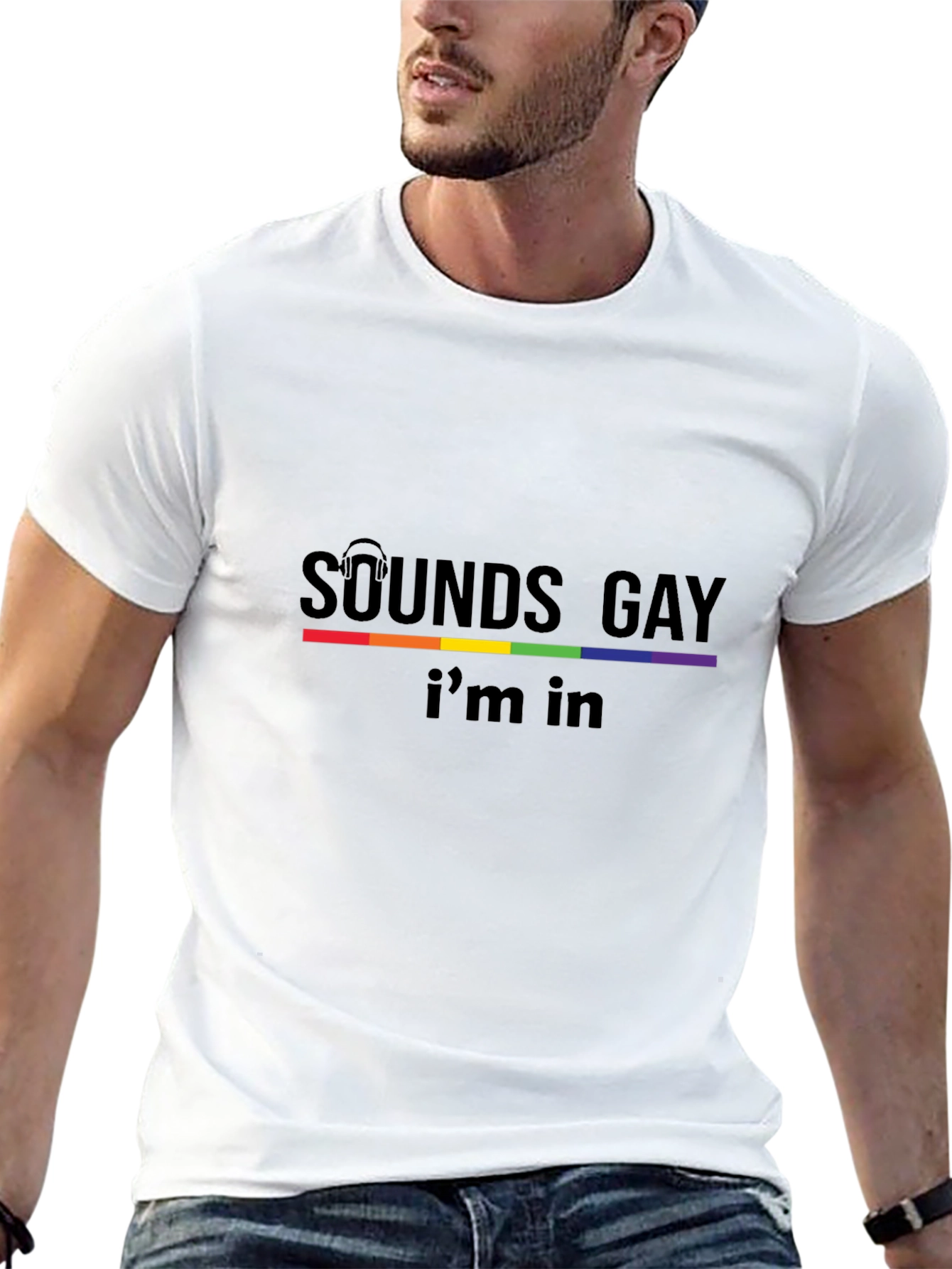 Sounds Gay Im In Black T-Shirt