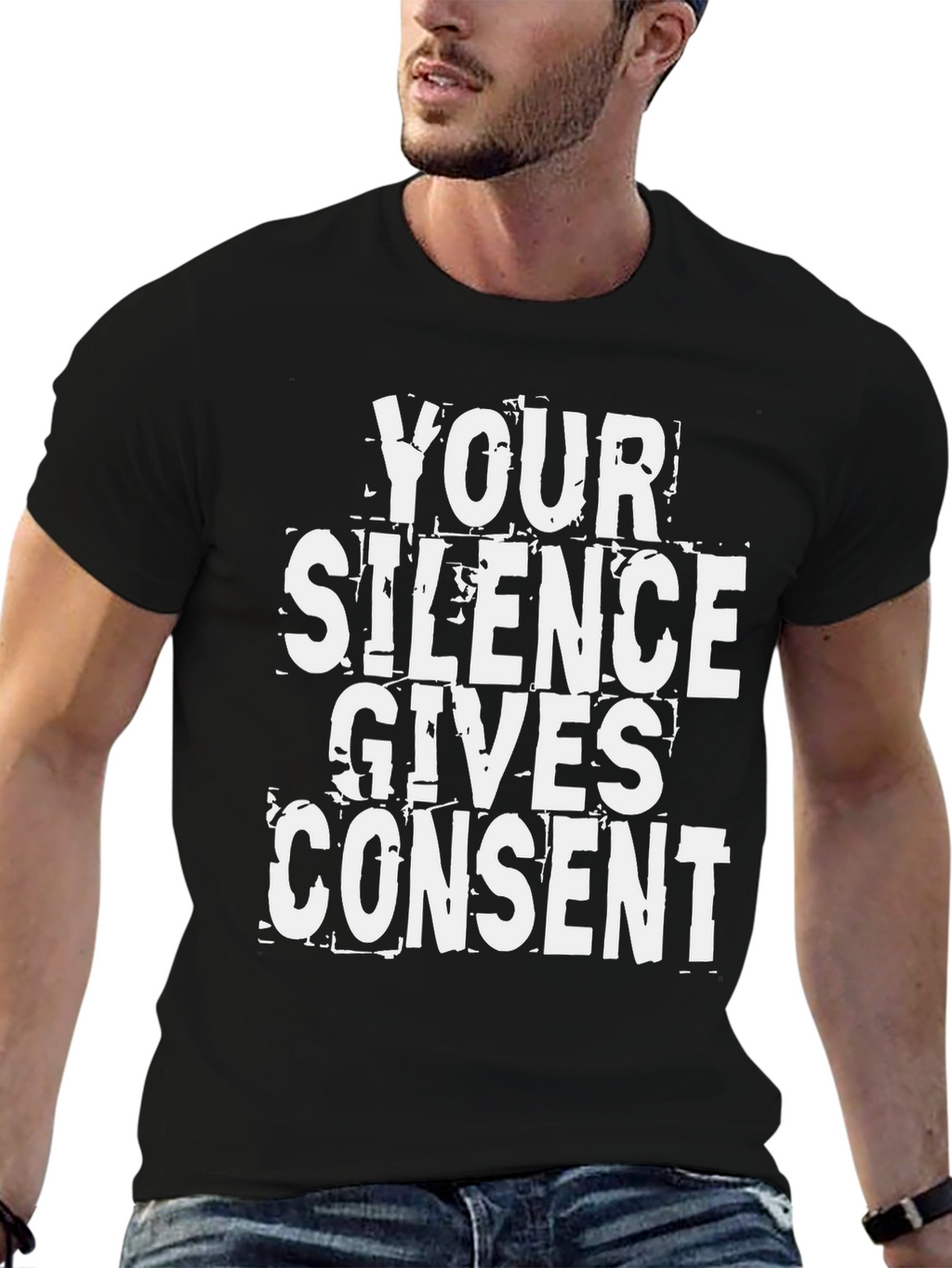 Silence Gives Consent Graphic Tee