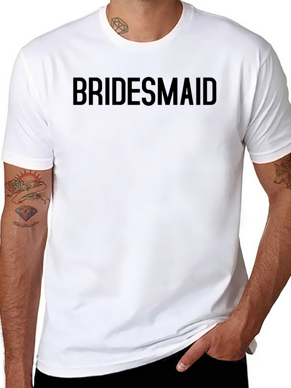 Bridesmaid Crew Neck T-Shirt