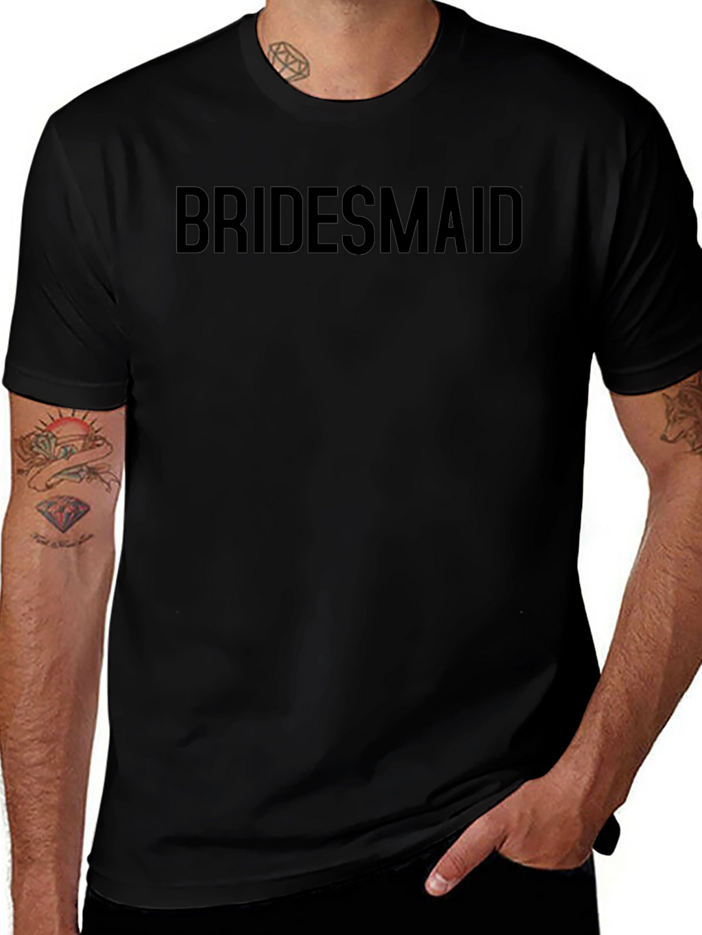 Bridesmaid Crew Neck T-Shirt