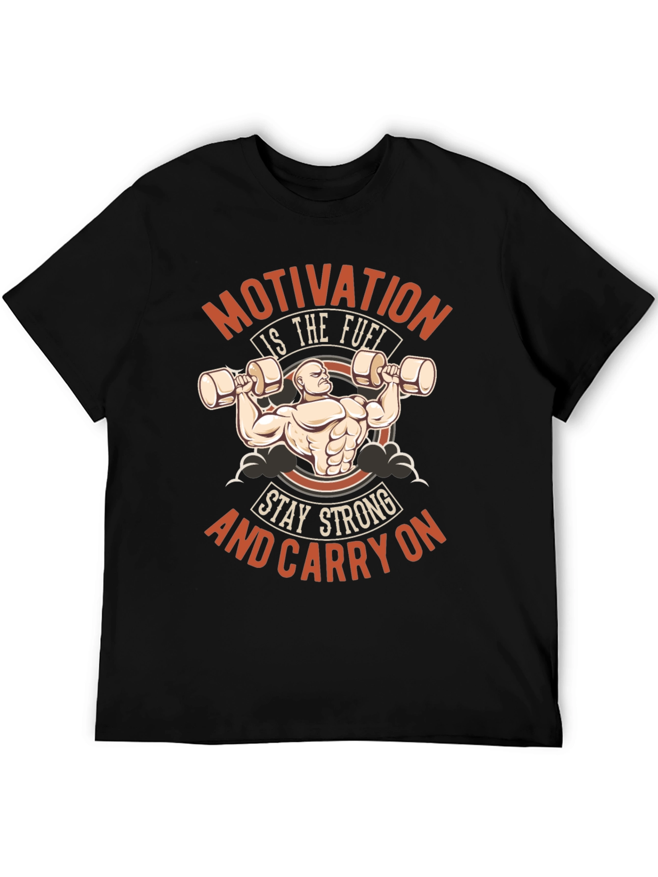 Motivation Workout T-Shirt - Stay Strong Carry On
