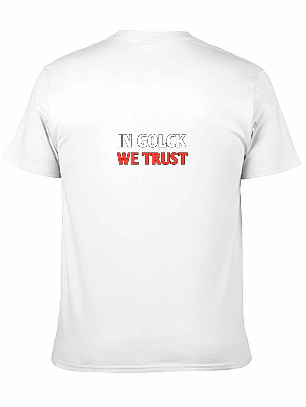 In Golck We Trust Black T-Shirt