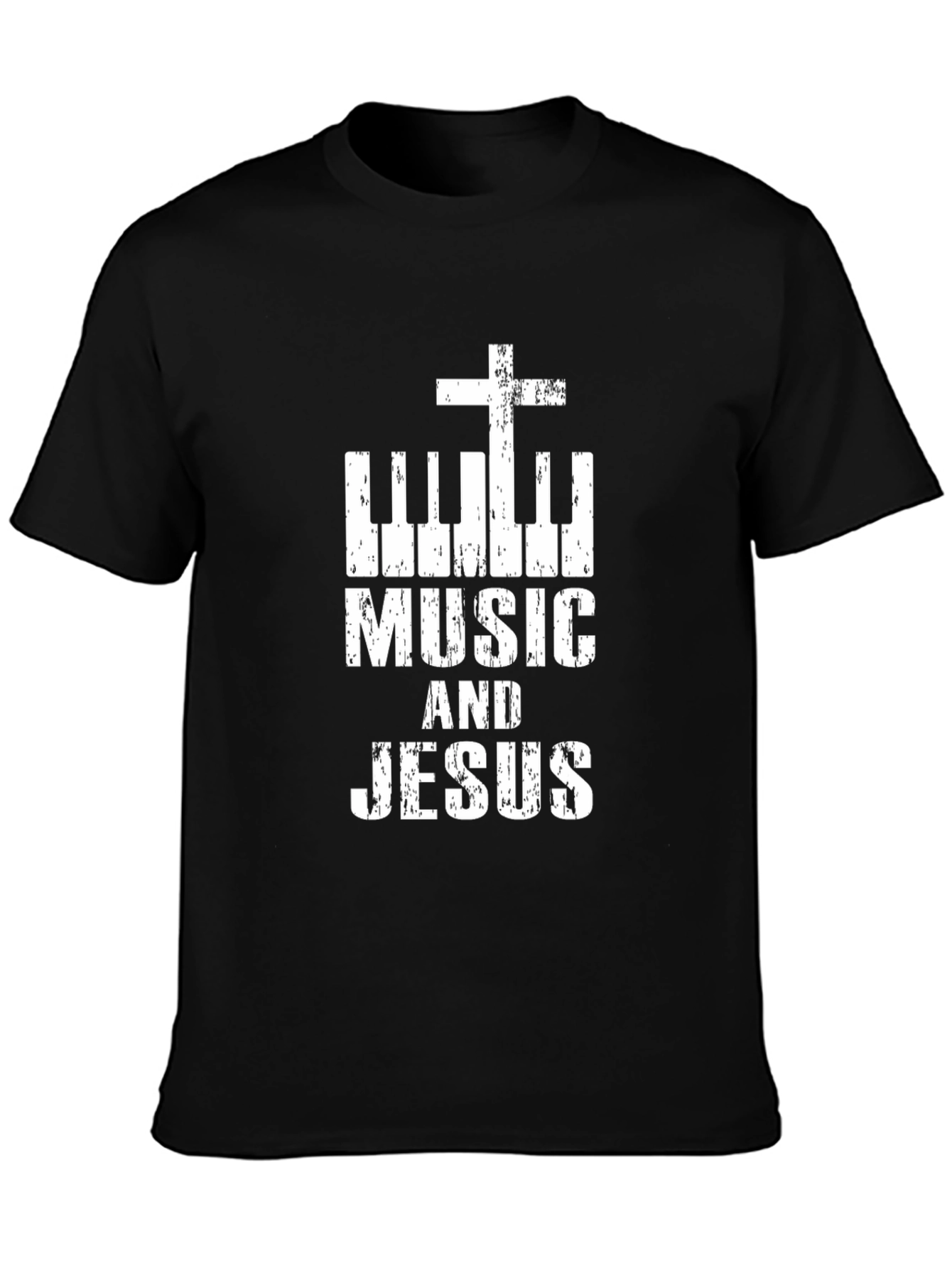 Music and Jesus Christian T-Shirt