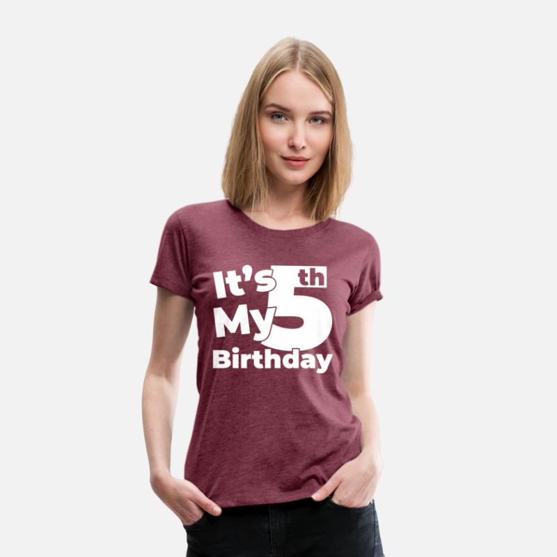 5th Birthday Shirt Its My 5th Birthday 5 Year