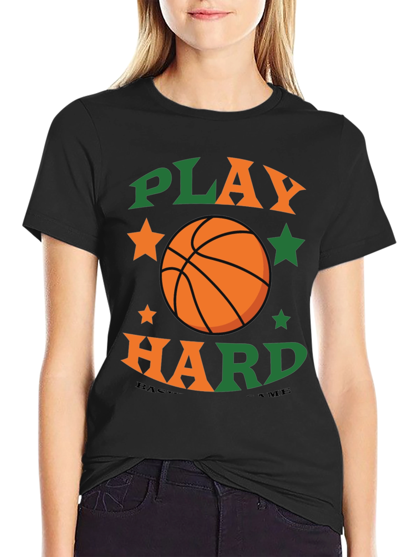 Play Hard Basketball Graphic Tee