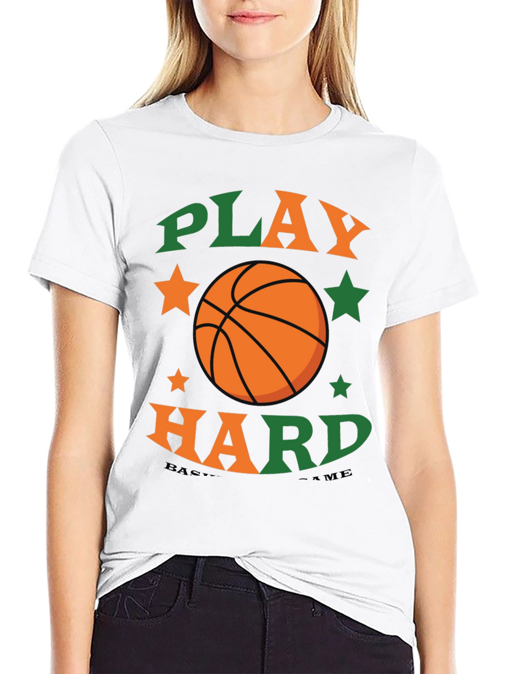 Play Hard Basketball Graphic Tee