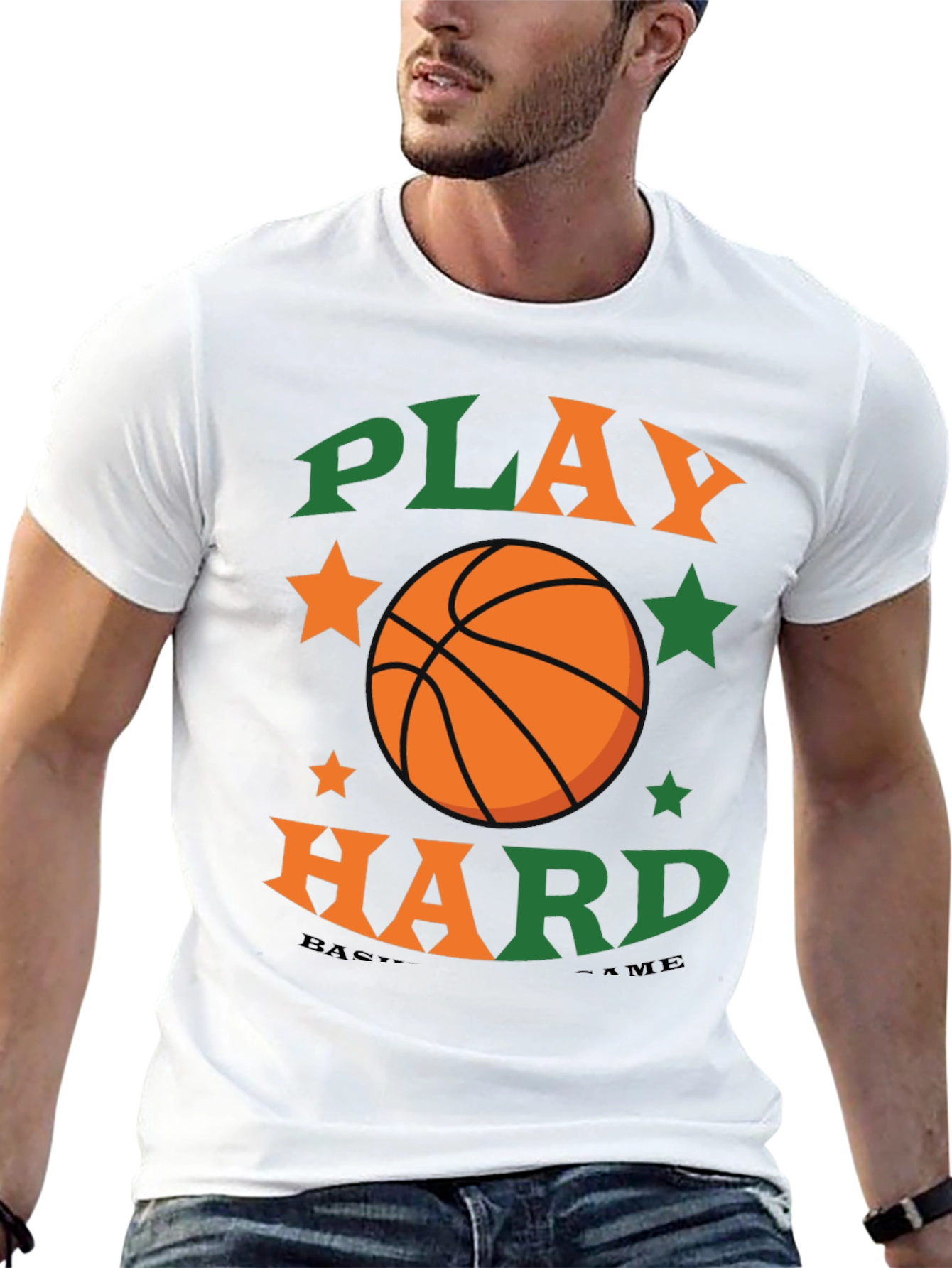 Play Hard Basketball Graphic Tee