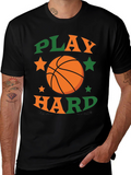 Play Hard Basketball Graphic Tee