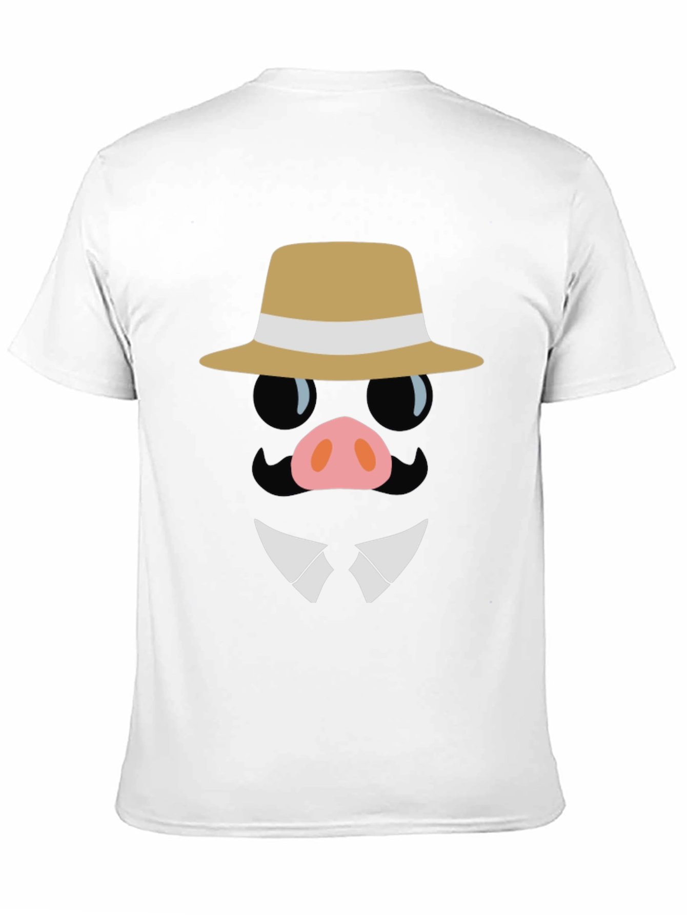Dapper Pig T-Shirt - Cartoon Character