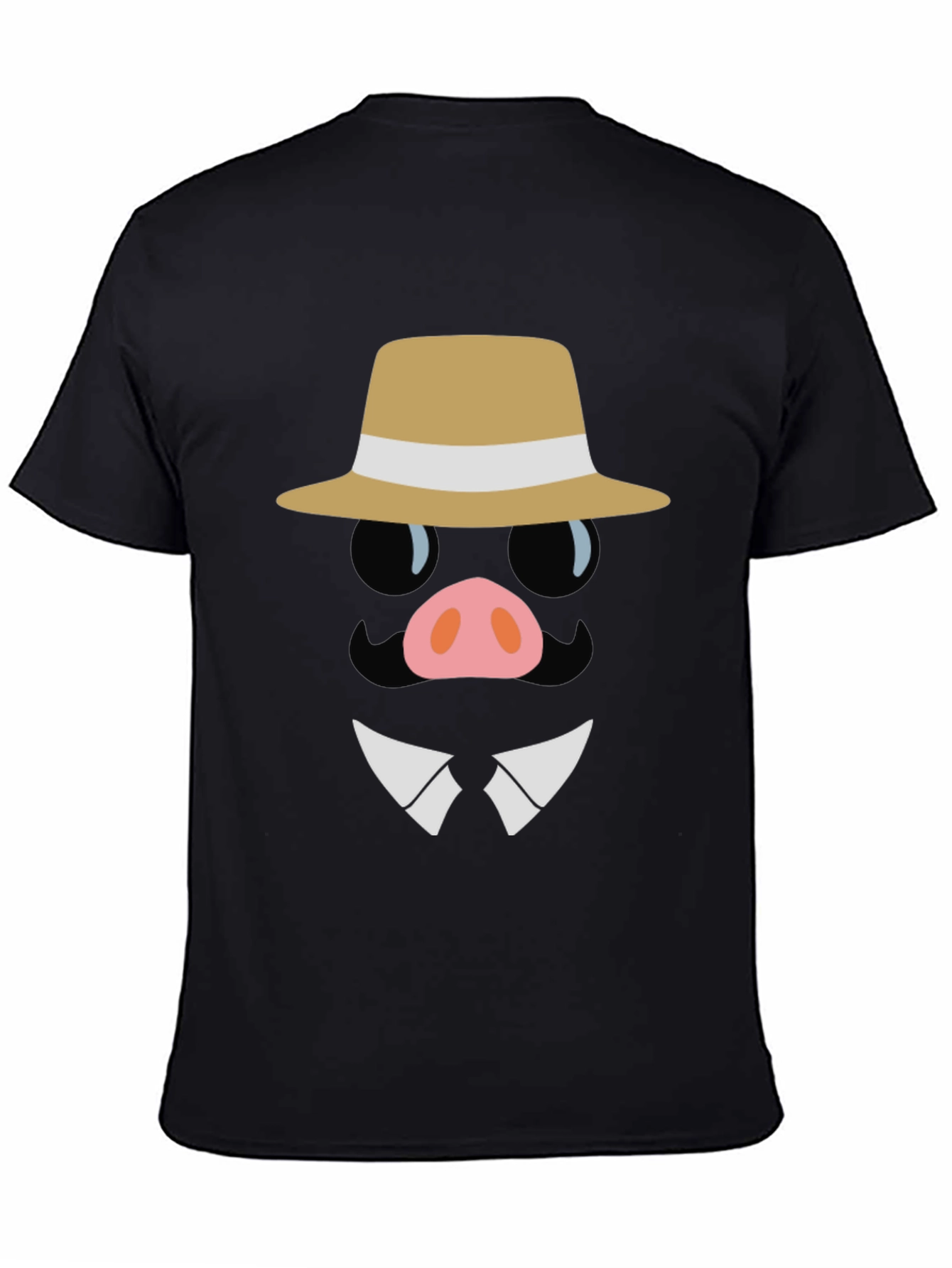 Dapper Pig T-Shirt - Cartoon Character