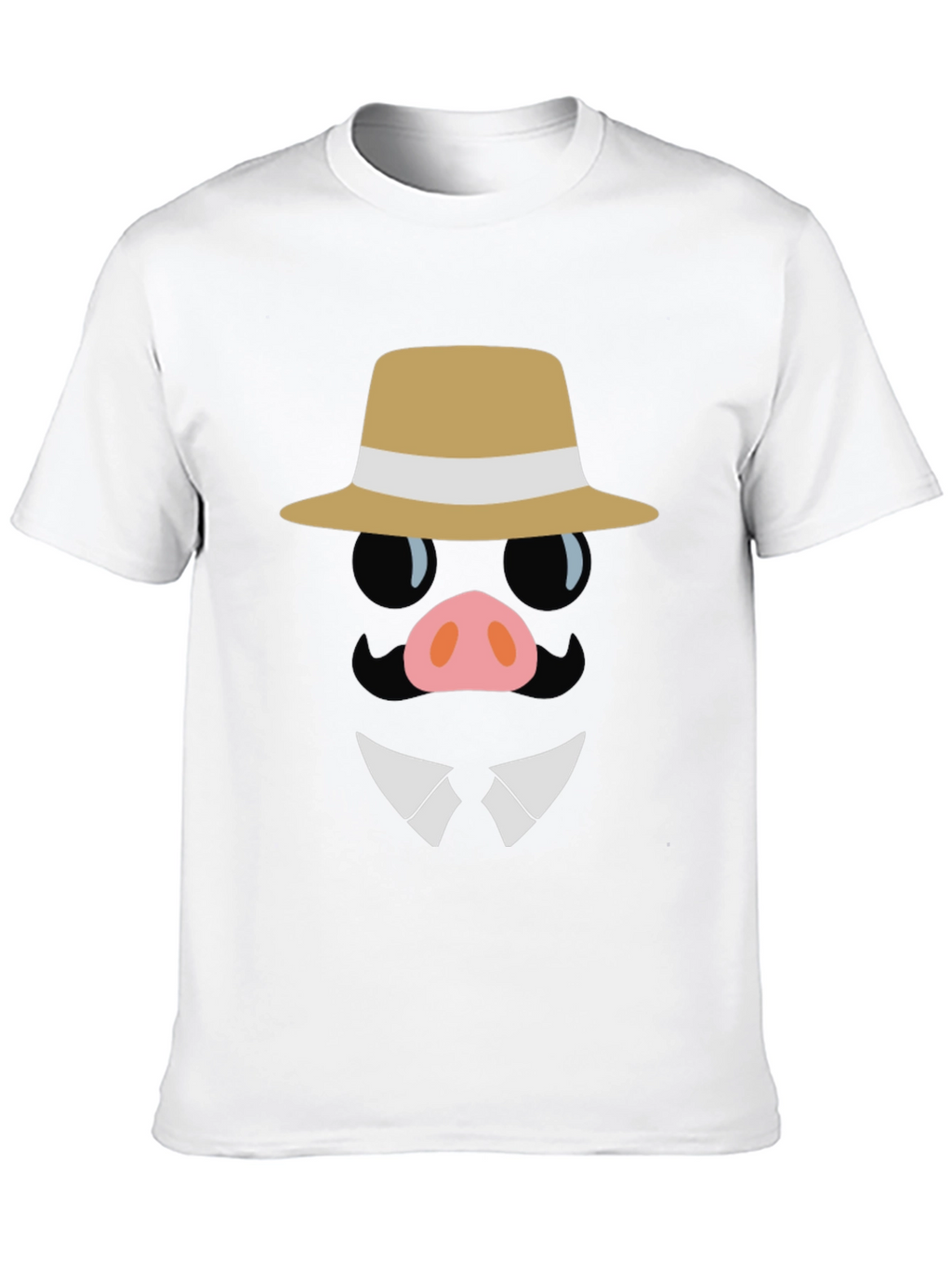 Dapper Pig T-Shirt - Cartoon Character