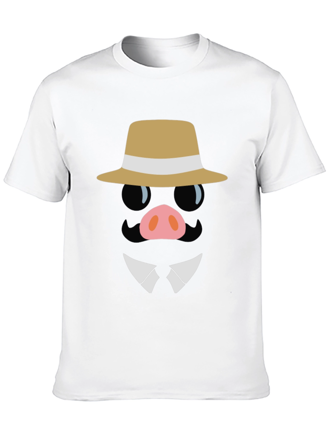 Dapper Pig T-Shirt - Cartoon Character