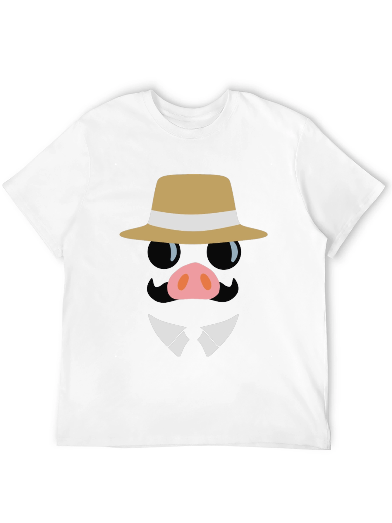 Dapper Pig T-Shirt - Cartoon Character