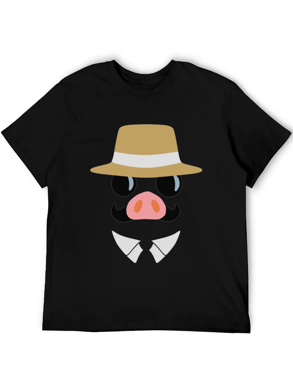 Dapper Pig T-Shirt - Cartoon Character