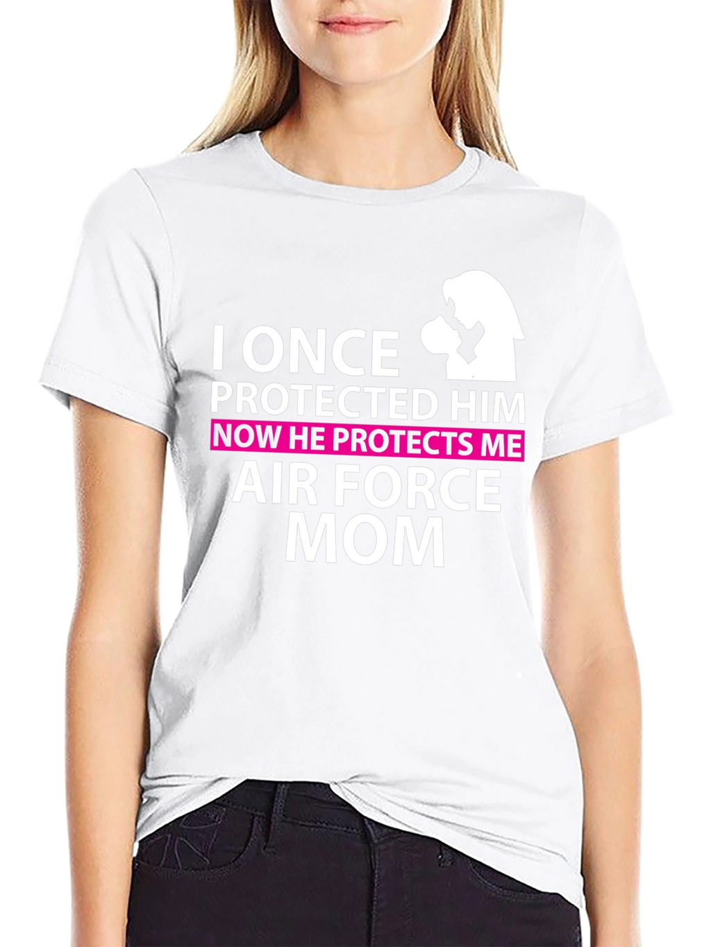Air Force Mom Graphic T-Shirt