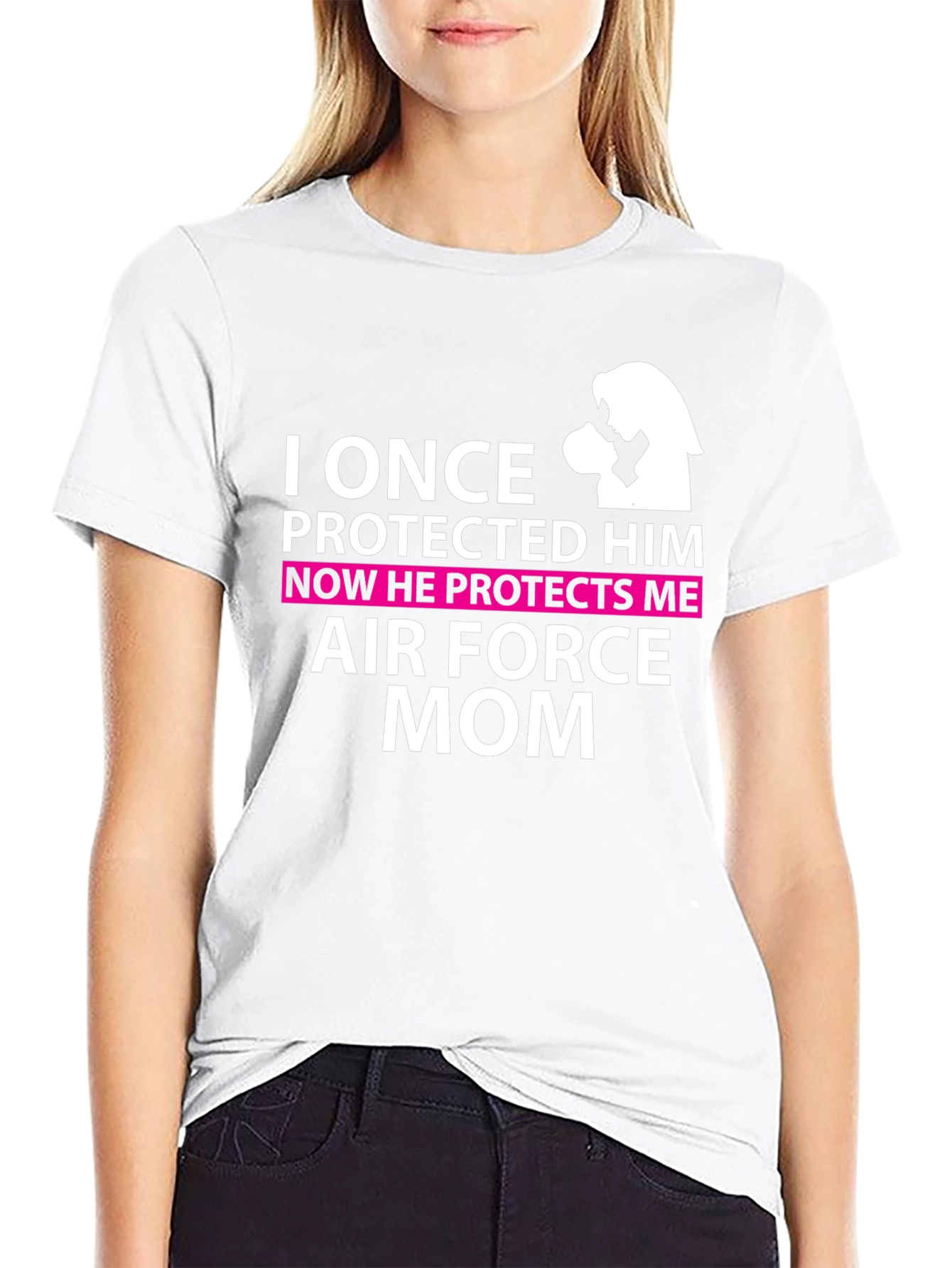 Air Force Mom Graphic T-Shirt