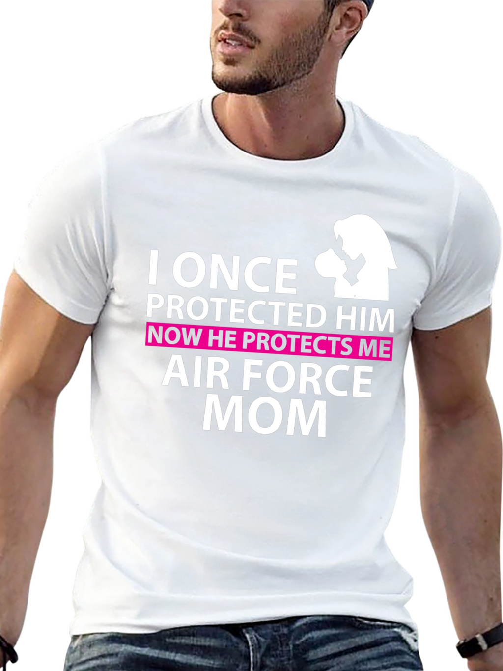 Air Force Mom Graphic T-Shirt