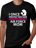 Air Force Mom Graphic T-Shirt