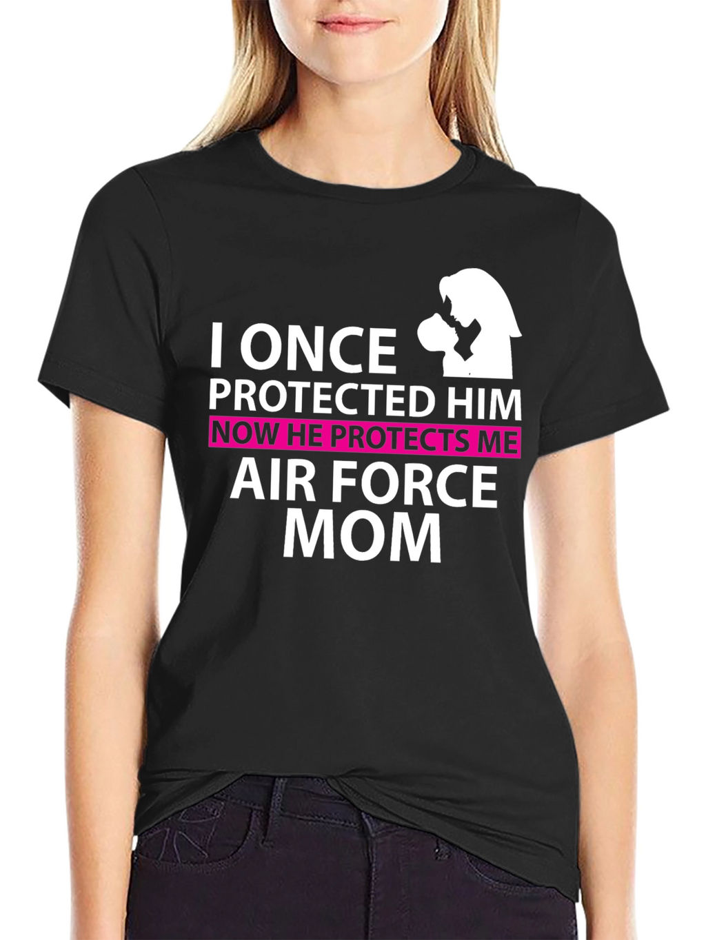 Air Force Mom Graphic T-Shirt
