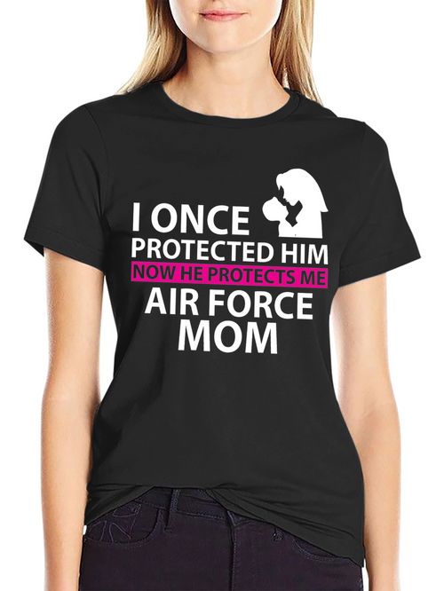 Air Force Mom Graphic T-Shirt