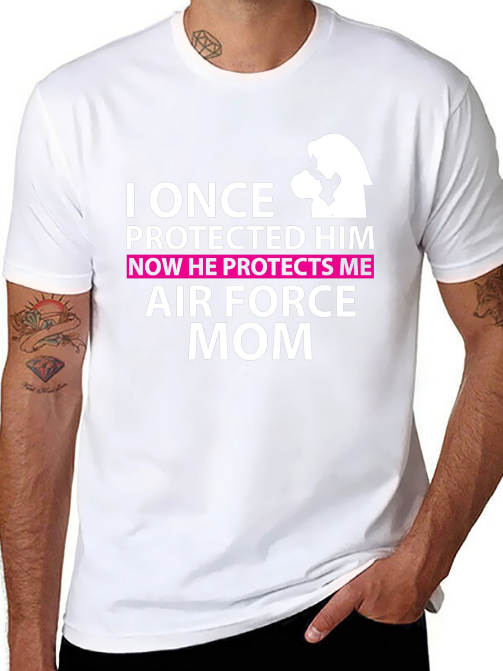 Air Force Mom Graphic T-Shirt