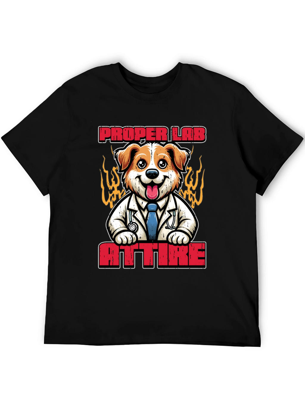 Proper Lab Attire T-Shirt: Dog Doctor Tee