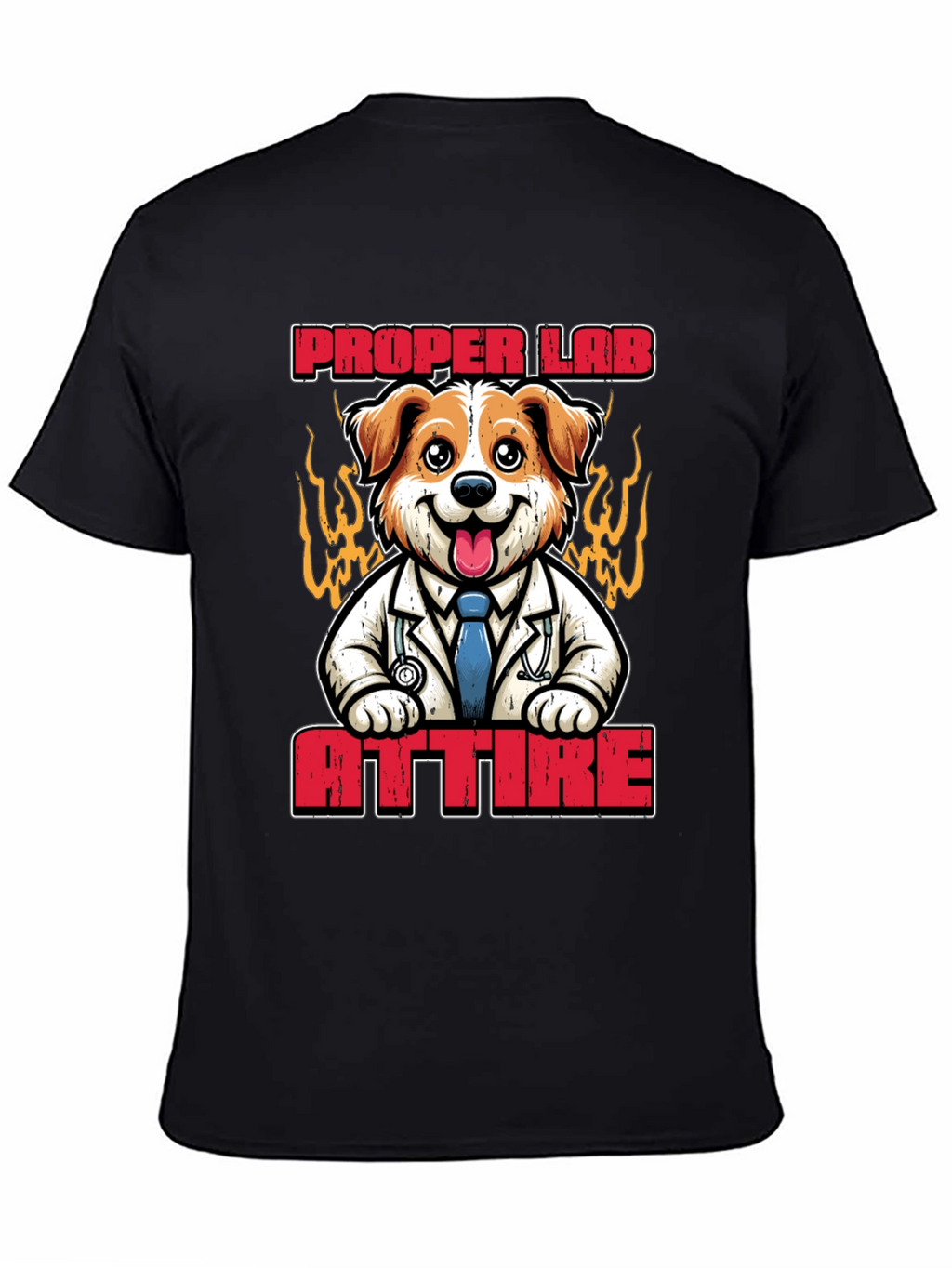 Proper Lab Attire T-Shirt: Dog Doctor Tee
