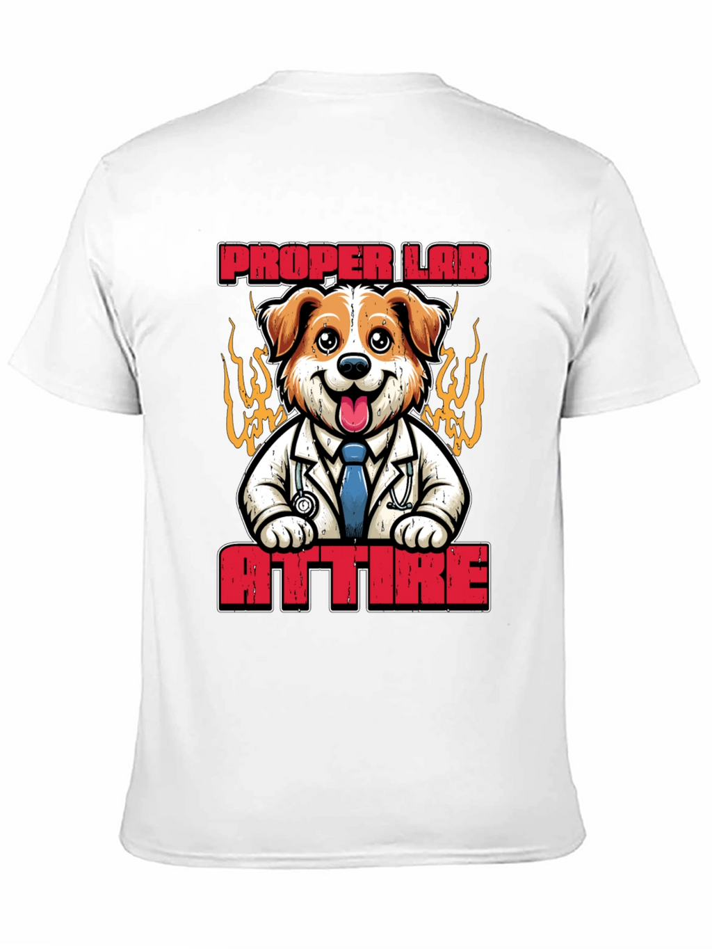 Proper Lab Attire T-Shirt: Dog Doctor Tee