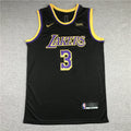Men's Los Angeles Lakers Anthony Davis Black 2020/21 Swingman Player Jerseys