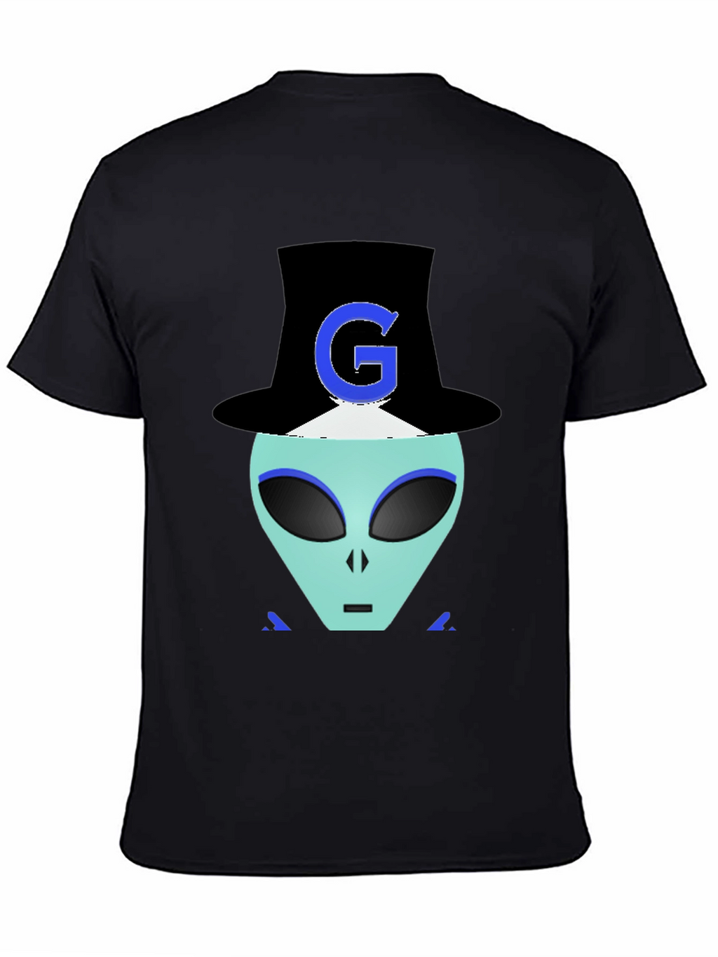 Alien G Top Hat Black T-Shirt