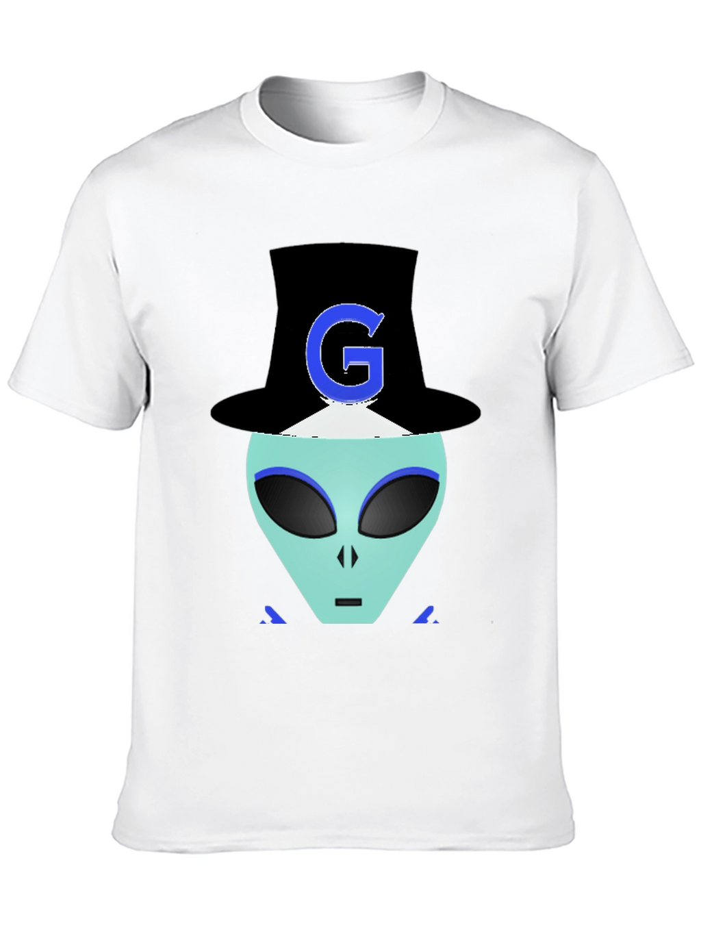 Alien G Top Hat Black T-Shirt