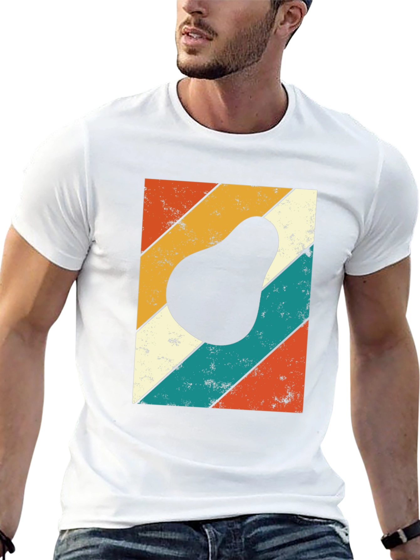 Retro Avocado Graphic T-Shirt