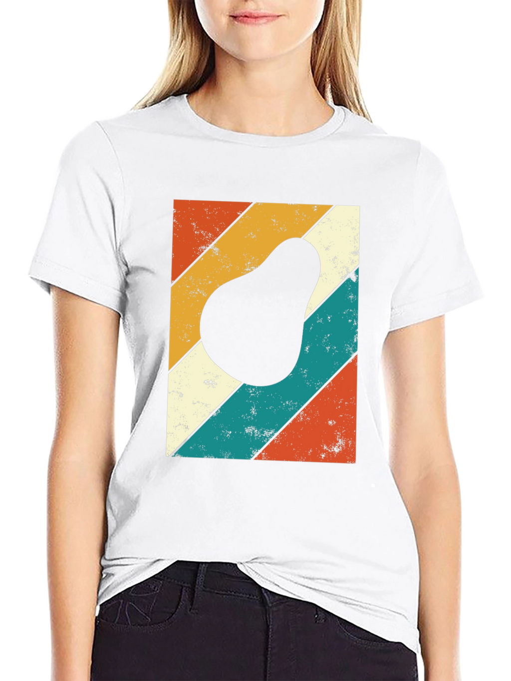 Retro Avocado Graphic T-Shirt